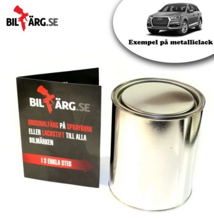 Enbart billack metallic lösvikt