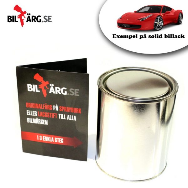 Överbliven Billack Solid och Metallic 1L endast 299 kronor/L ordpris 1195:-