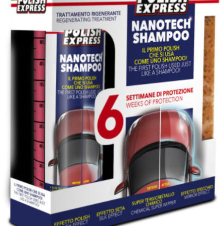 Polish Express Shampoo kit inkl tvättsvamp 250ML