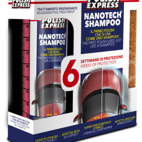 Polish Express Shampoo kit inkl tvättsvamp 250ML