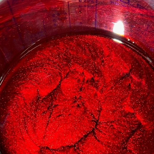 Candy apple red klarlack med Xirallic red effekt 0,75L
