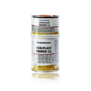 Stålplast Primer CA – tvåkomponent gul epoxiprimer för stål och aluminium med rostskydd