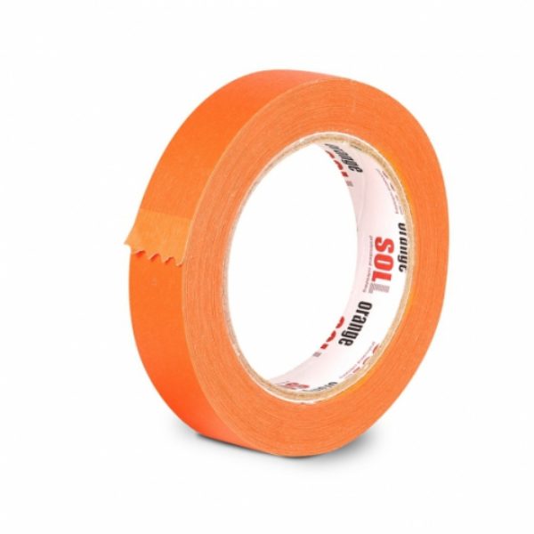 Maskeringstejp Orange Premium Tål +80C fäster bra på både plast och lackerade ytor